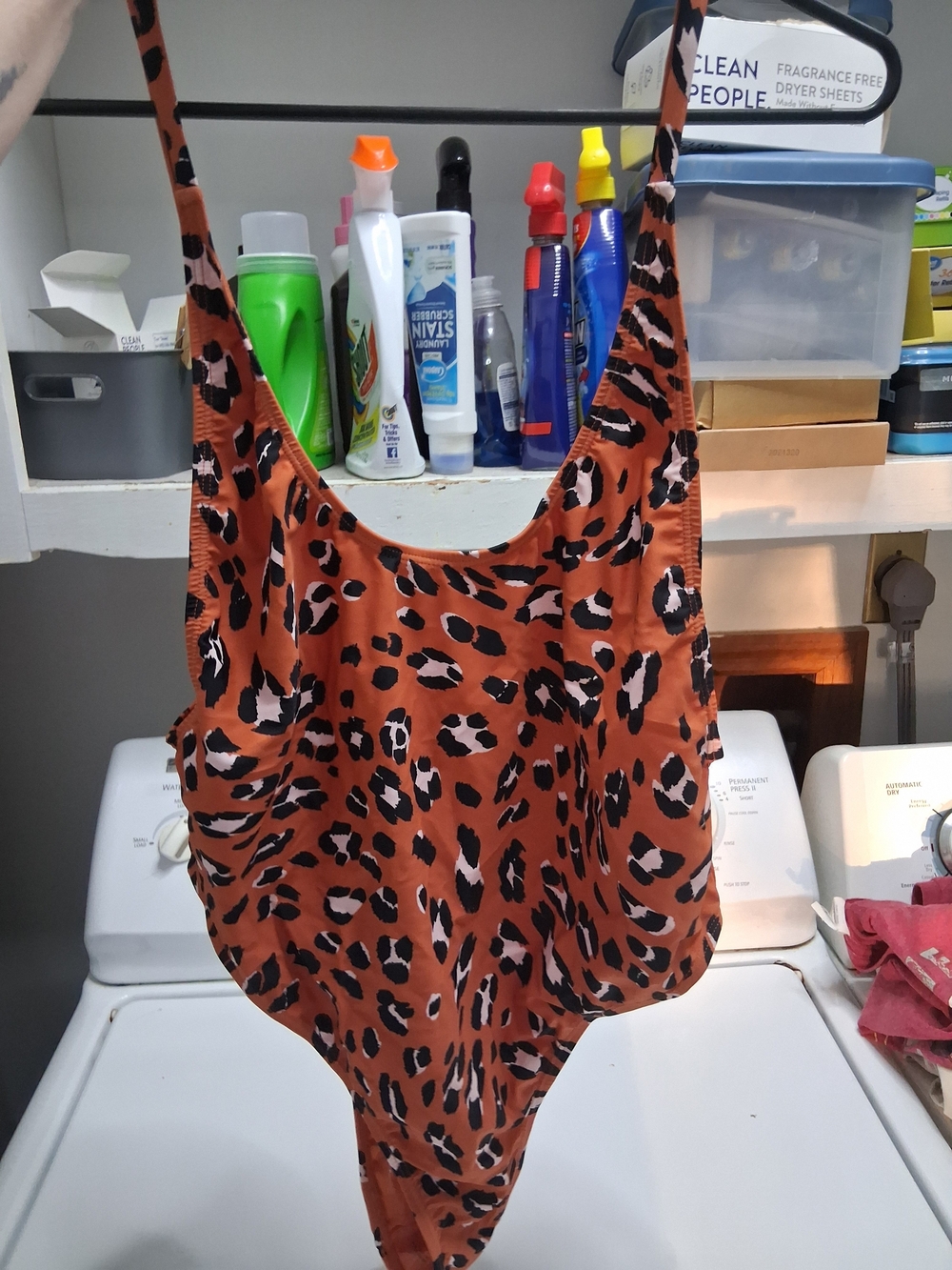 Fabletics Leopard One Piece Swimsuit Size Large